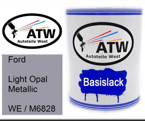 Ford, Light Opal Metallic, WE / M6828: 1L Lackdose, von ATW Autoteile West.